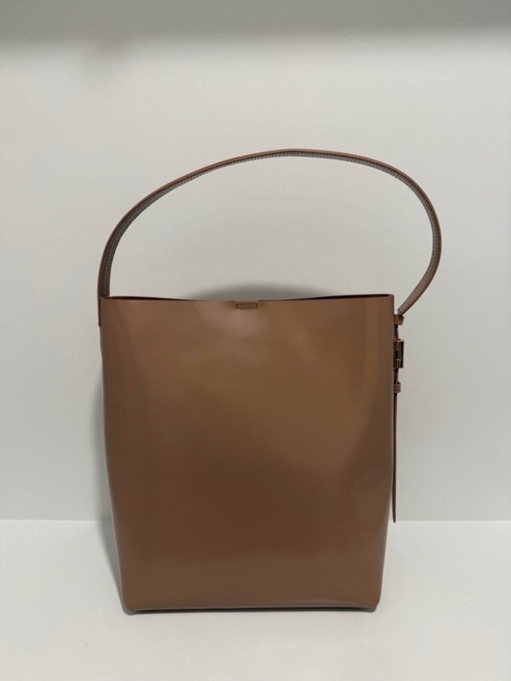 NEW J. Crew Edie Bucket Bag Italian Leather Natural work bag office CB969 $268 - Picture 6 of 6
